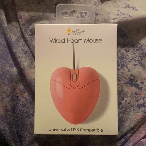 Other - ONE LEFT Wired Heart Computer Mouse